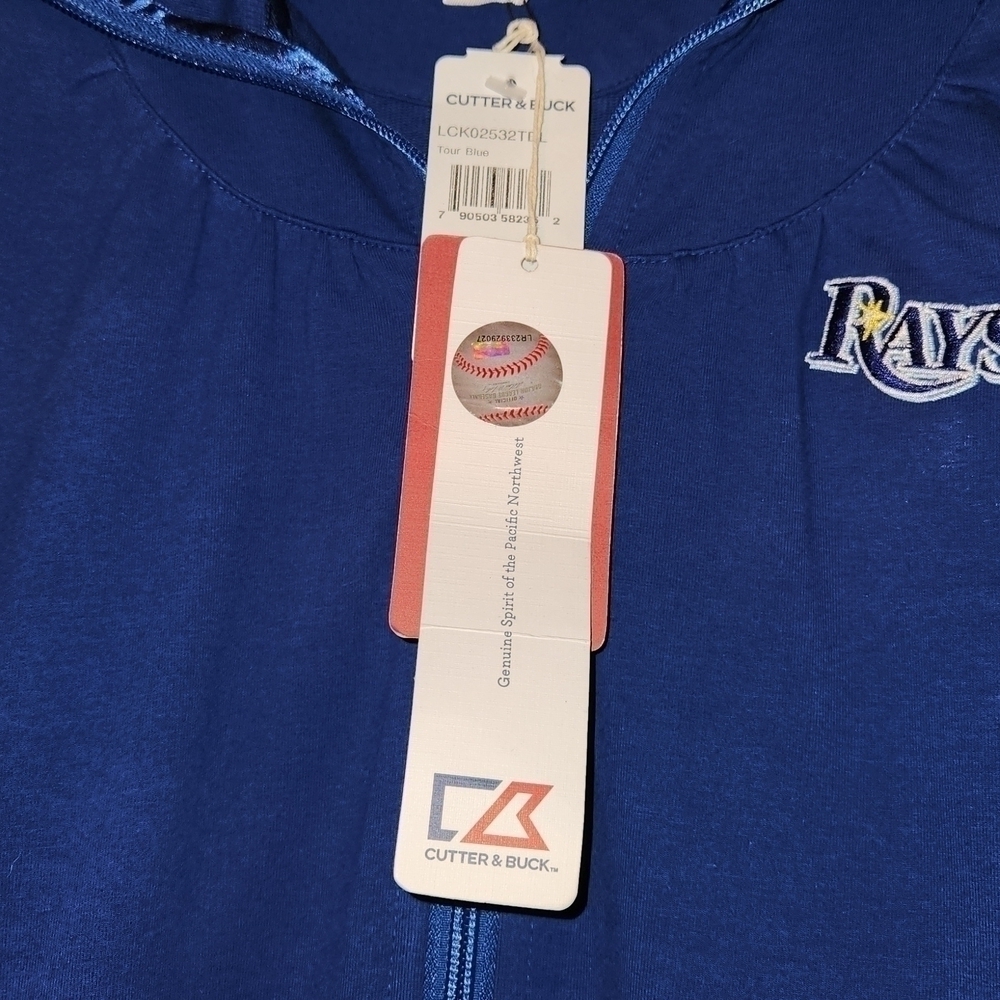 Cutter & Buck Tampa Bay Rays Zip Jacket - Picture 4 of 6